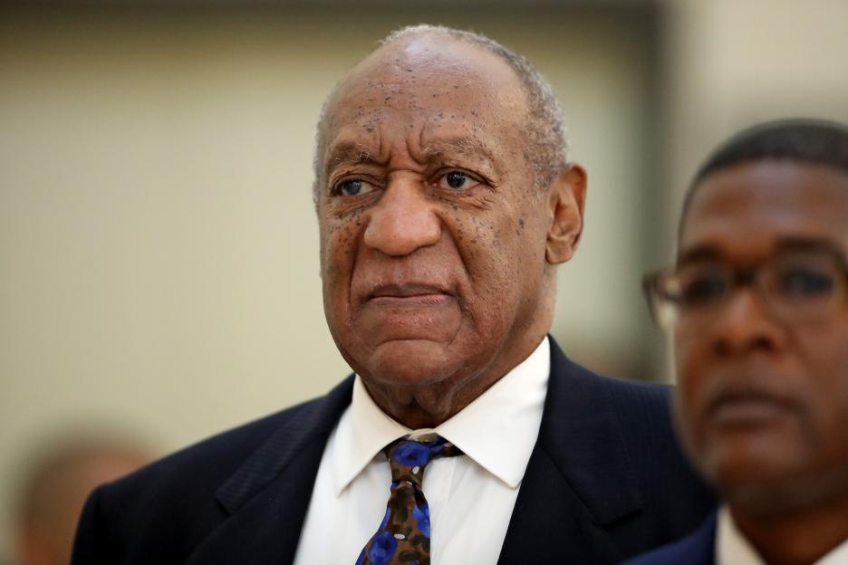 Bill Cosby at his sexual assault trial sentencing.