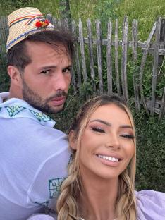Bri Stern and Andrew Tate.