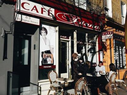 Cafe Diana in London.
