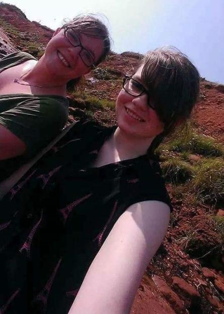 Photo of Janet Leflar and her daughter Hannah.