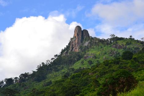 Dent de Man mountain in Ivory Coast.