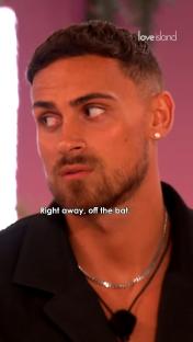 Love Island contestant saying,