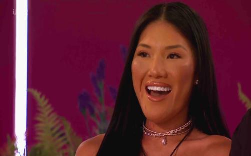 Maya Jama on Love Island.