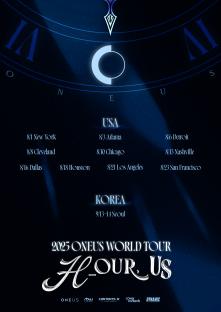 ONEUS Announces Dates And Cities For World Tour “H_OUR, US” 3