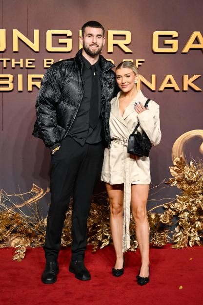 Zachariah Noble and Molly Marsh at the premiere of
