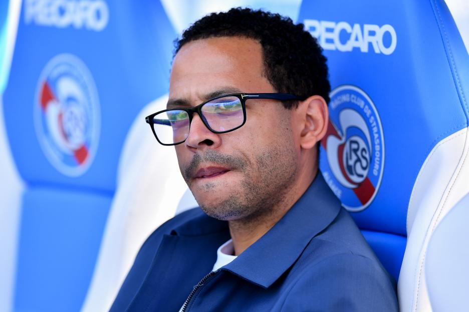 Head coach Liam Rosenior of RC Strasbourg Alsace.