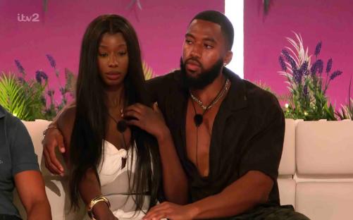 Alima and Remell on Love Island.