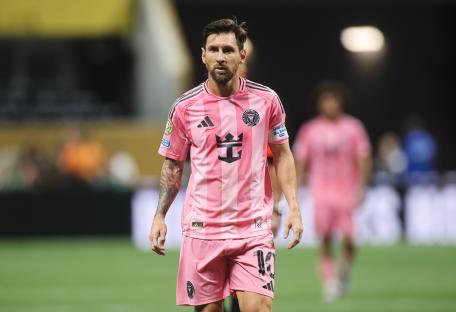 Lionel Messi in Inter Miami CF uniform.