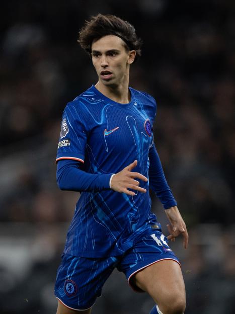 Joao Felix of Chelsea playing soccer.