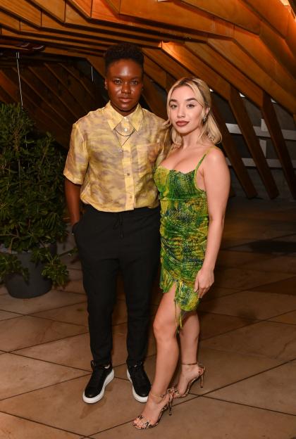 Nicola Adams and Ella Baig at the launch of Haugen restaurant.