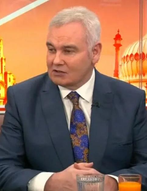 Eamonn Holmes and a female colleague on GB News.