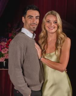 Thomas Kriaras and Rozz Darlington, Married at First Sight UK.