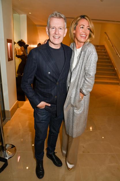 Patrick Kielty and Cat Deeley at the Ballywalter film premiere.