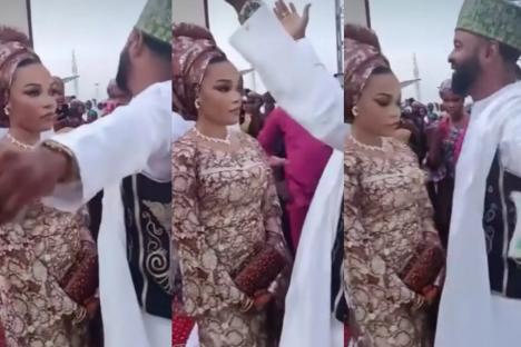Reactions trail video of actor, Akin Olaiya's new wife's facial expression [VIDEO] 3