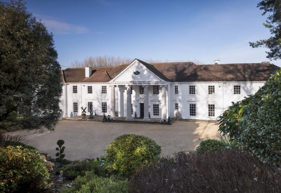 Uri Geller's riverside mansion, Sonning Court, for sale.