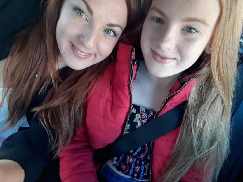 PIC FROM KENNEDY NEWS AND MEDIA (PICTURED: LYNSEY SCHOFIELD, NOW 40, WITH DAUGHTER MELODY HESLOP, NOW 19) A 40-year-old mum says men mistake her and her teenage daughter as sisters or friends at gigs - with her teenager admitting it's 'annoying' when young lads hit on her mother. Lynsey Schofield said people often think she's 20 years younger than she is when she goes to gigs with her teenage daughter. The 40-year-old was just 21 when she had her daughter, Melody Heslop, 19, and the two are best friends. DISCLAIMER: While Kennedy News and Media uses its best endeavours to establish the copyright and authenticity of all pictures supplied, it accepts no liability for any damage, loss or legal action caused by the use of images supplied and the publication of images is solely at your discretion. SEE KENNEDY NEWS COPY - 0161 697 4266