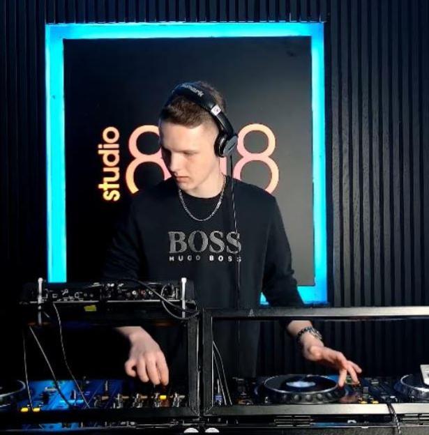 DJ at Studio 888.