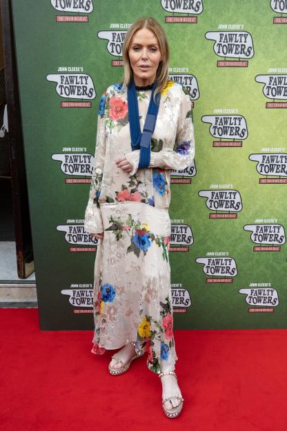 Patsy Kensit at the Fawlty Towers play gala night.