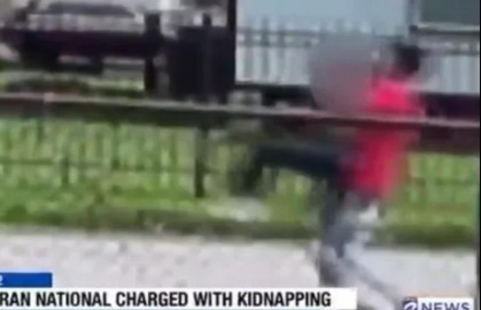 Security camera footage of a kidnapping.