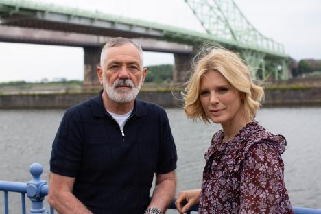 Prof. David Wilson and Emilia Fox.