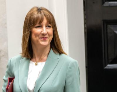 Rachel Reeves, Chancellor of the Exchequer, leaving 11 Downing Street.