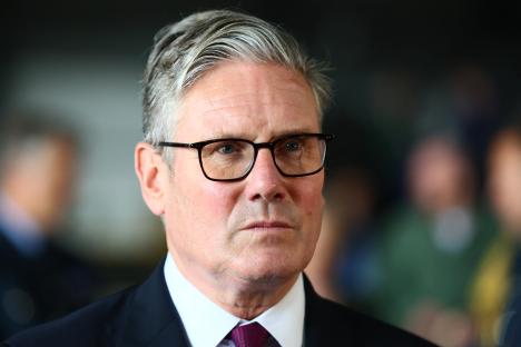Headshot of Keir Starmer, Britain's Prime Minister.