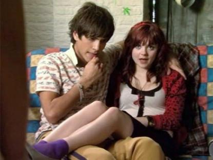 Luke Pasqualino and Megan Prescott as Freddie and Katie in Skins.