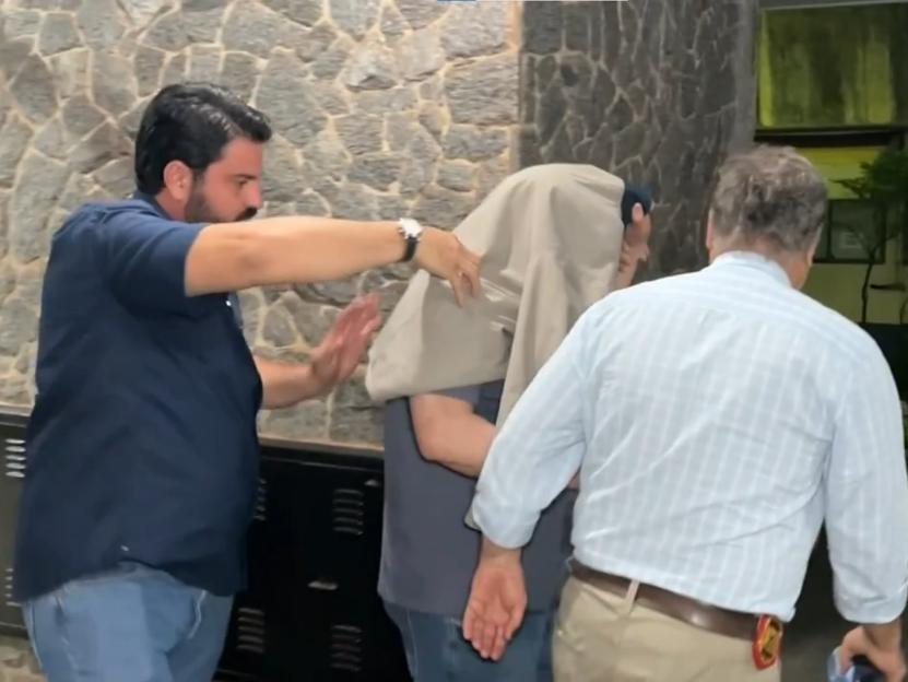 Fernando Augusto Fontes Rodrigues Junior under arrest.