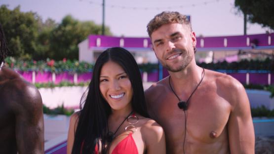 Editorial Use Only. No Merchandising. No Commercial Use. Mandatory Credit: Photo by ITV/Shutterstock (15349115ah) Sophie Lee, Harry Cooksley 'Love Island' TV Show, Series 12, Episode 1, Mallorca, Spain - 09 Jun 2025 Get ready for a summer of love as the villa welcomes twelve brand new islanders. Maya Jama tasks the girls with deciding who to couple up with based solely on their dating profiles. From Sin City to the island of Espa¿a: first ever American bombshell Toni Laites arrives and she has a big decision with even bigger consequences.