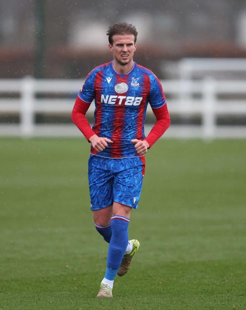 Rob Holding of Crystal Palace U21 during a soccer match.