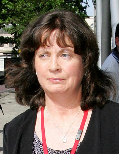 Angela Cannings at a General Medical Council hearing.