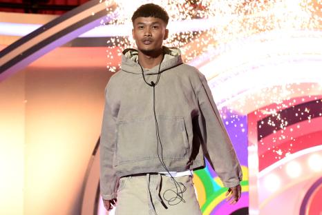 Zak on the Big Brother: Late & Live TV show in London.