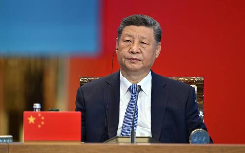 Xi Jinping at the Central Asia-China summit in Astana, Kazakhstan.