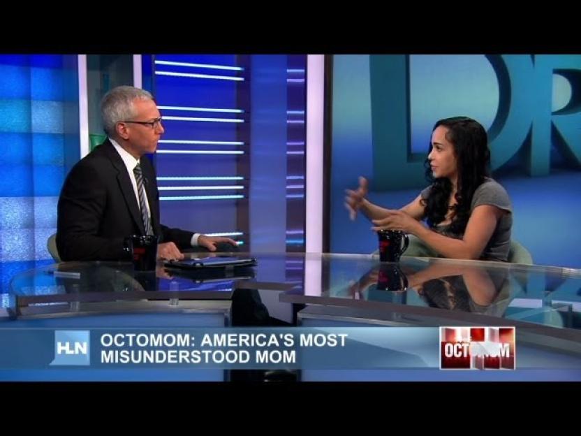 Dr. Drew Pinskey interviewing Nadya Suleman.