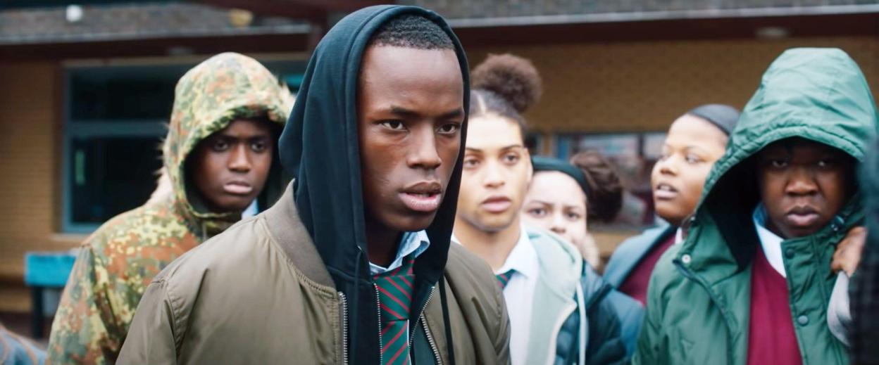 Still image from Blue Story showing Micheal Ward and Rohan Nedd.