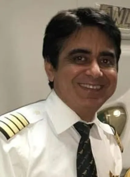 Portrait of a pilot.