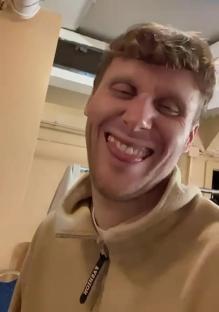 Jamie Borthwick and Wynne Evans in a video.