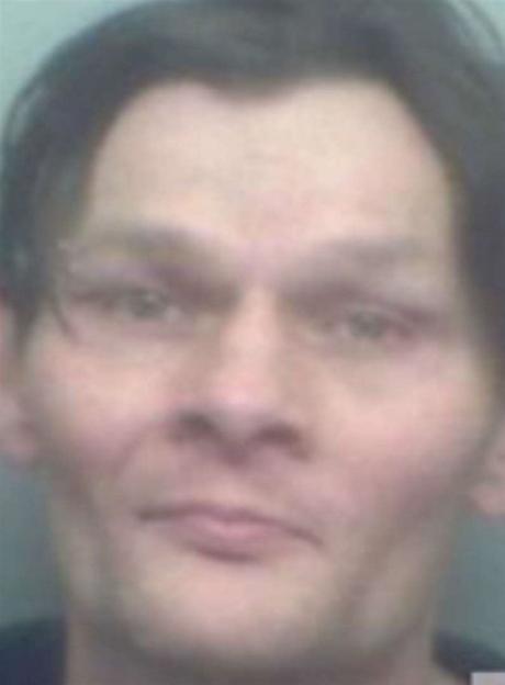 Mugshot of Tony Smith, Tony Hudgell's biological father.