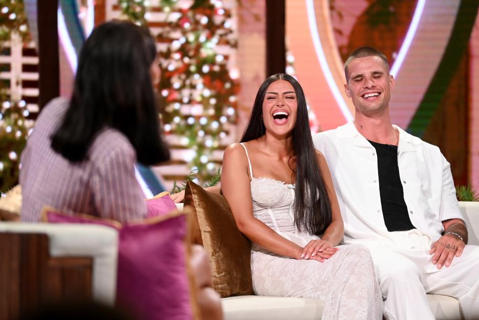 Emma Munro and Boris Vidovic on Love Island: Aftersun.