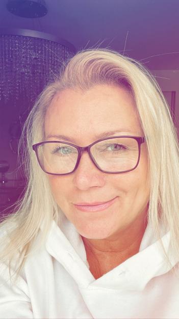 Close-up portrait of Tricia Penrose.