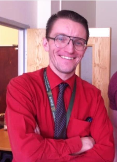 Photo of Gareth Collins, a teacher.