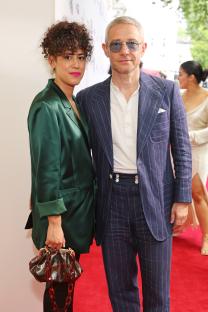 Rachel Mariam and Martin Freeman at the South Bank Sky Arts Awards.