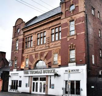 The Thomas Burke pub, formerly the Grand Theatre & Hippodrome.