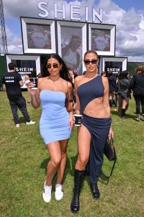 Mandi and Anna Vakili at the SHEIN VIP Party at Parklife Festival.