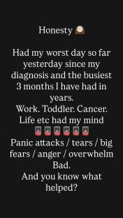 Jessie J's Instagram story about her hardest day since her breast cancer diagnosis.