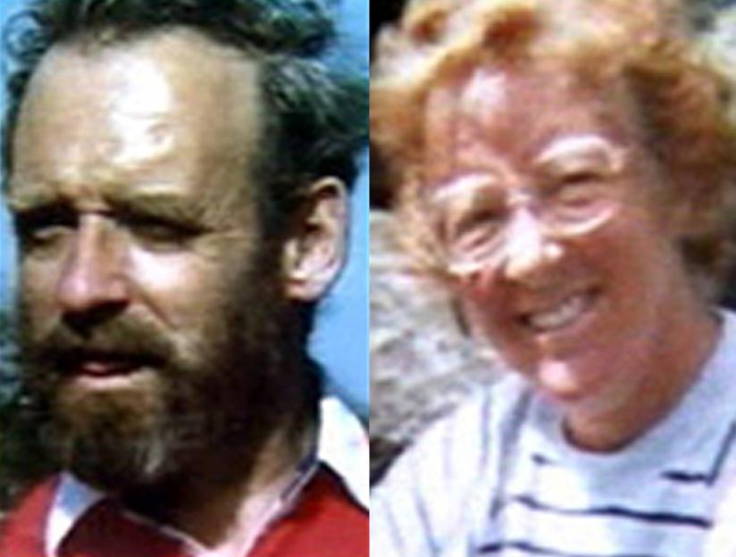 Photos of Peter and Gwenda Dixon, murder victims.