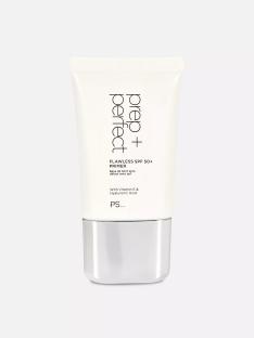 Prep + Perfect Flawless Primer SPF 50+ tube.