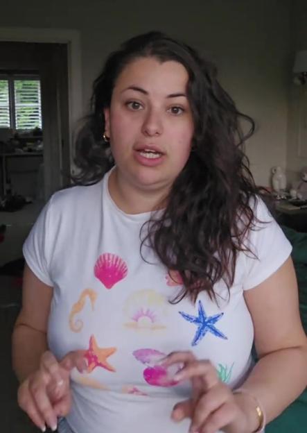 Woman discussing weight loss medication.