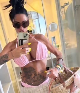 Are you ok?' beg Katie Price fans as star poses in a bikini in Ibiza to show off her tan after weight loss concerns, Katie and Wayne