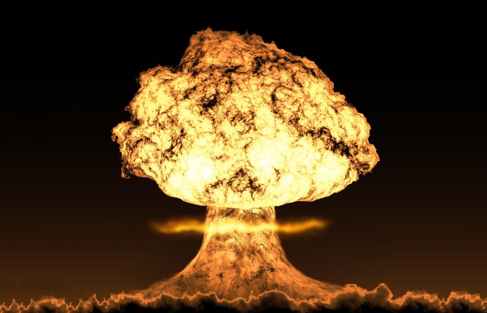 Nuclear explosion.